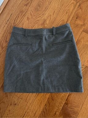 H&M Gray Mini Skirt with Belt Loops
